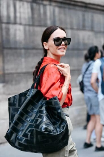 Look con bolso xxl