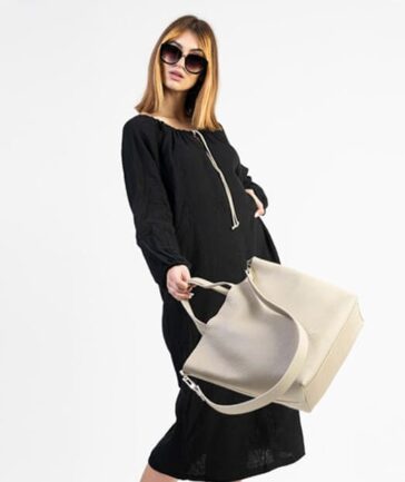 Bolso de piel Ocean topo frentejpg